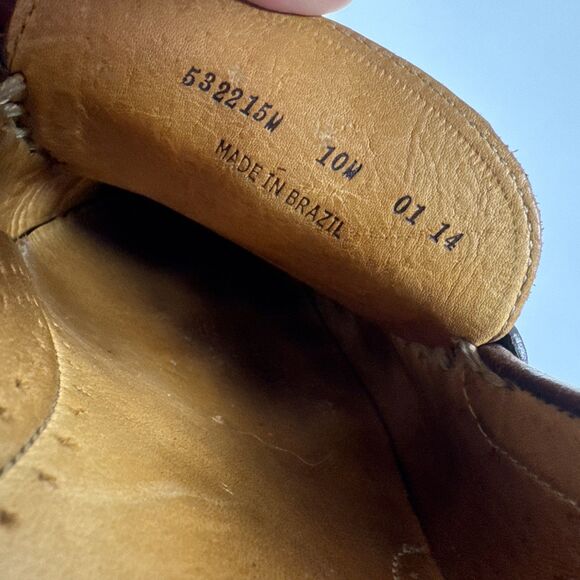 MARTIN DINGMAN Countrywear Leather Penny Loafers VIBRAM Brown 532215M Sz 10M - Picture 9 of 15